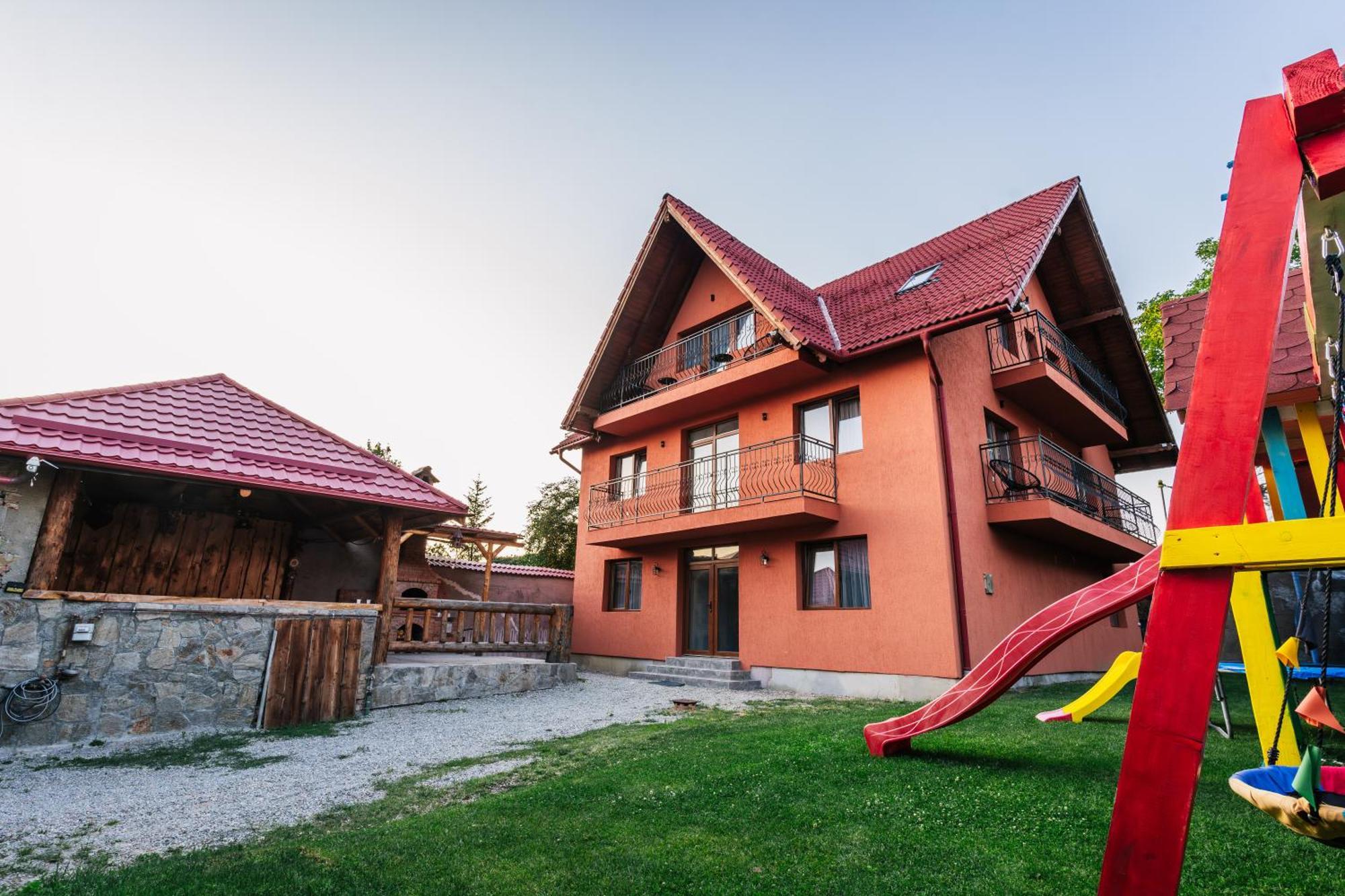 Casa Diana Rasnov Villa Bagian luar foto